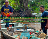 Mais de 300 kg de Lixo São Retirados do Rio Anapu na Abertura do Mês do Meio Ambiente